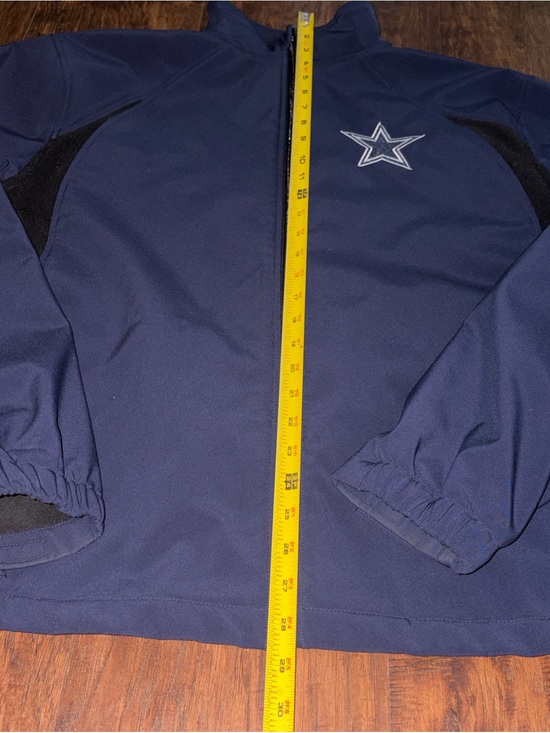 Dallas Cowboys Authentic Other - Men's Navy Windbreaker Jacket with Star Patch